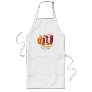 Chili Cook Off Winner Koekening van de ondernemi Lang Schort