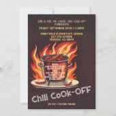 Chili Cook voor fondsenwerving Kaart (Voorkant)