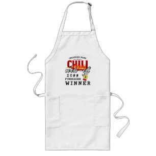 Chili Cookoff Cook voor Fundraiser Community Party Lang Schort