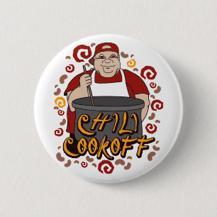 Chili Cookoff Ronde Button 5,7 Cm
