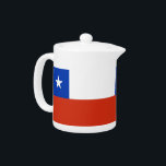 Chili - Drapeau<br><div class="desc">Faites-vous plaisir avec notre théière exclusive avec le drapeau du Chili ! Conçu avec une attention minutieuse aux détails, cette théière est plus qu’un simple élément fonctionnel, c’est une célébration de votre amour pour le Chili et un ajout élégant à vos ustensiles de cuisine. Le design dynamique affiche en évidence...</div>