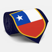 Chili Drapeau Cravate personnalisée (Roulé)