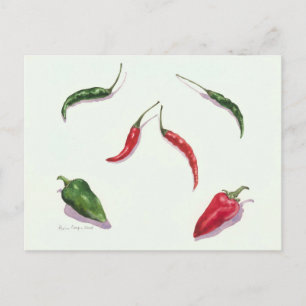 Chili en paprika's 2005 briefkaart