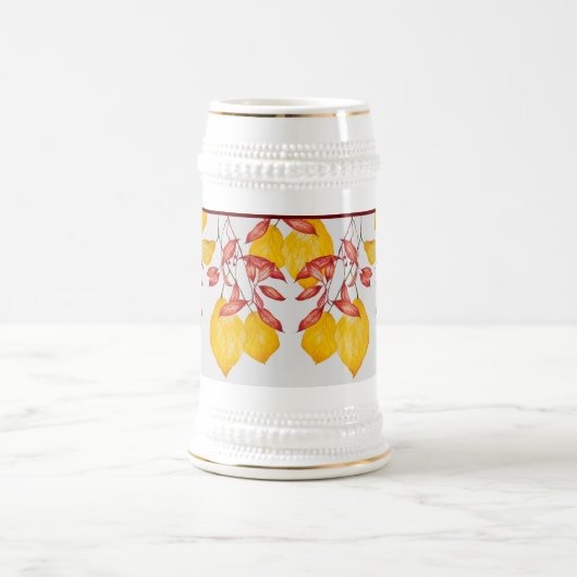 Chili en Turmeric op een stein Bierpul (Center)