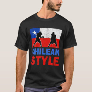 Chili Flag Chileense boxing Club  T-shirt