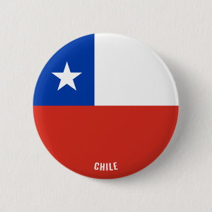 Chili Flag Cute Patriotic Ronde Button 5,7 Cm