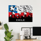 Chili Football Poster (Thuiskantoor)