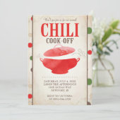 Chili Invitations de concours ~ Invitation BBQ (Debout devant)