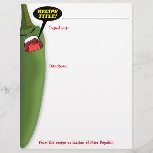 Chili jalepeno poivre mexicain papier recette de n