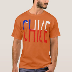 Chili Kaart Vlag Chileens T-shirt