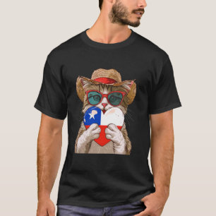 Chili Kat Hart Chileense Trots Chileense Wortels C T-shirt