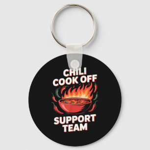Chili kookwedstrijd ondersteuningsteam spicy lover sleutelhanger
