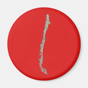 Chili Map Magnet Magneet