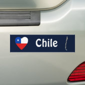 Chili Markthart + Kaart Bumpersticker (Op auto)