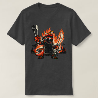 Chili Ninja BBQ Master — Vintage Zomer Vuur T-shirt