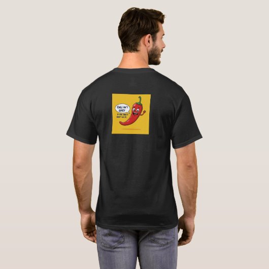 chili not spicy t-shirt (Achterkant volledig)