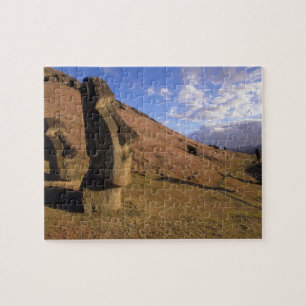 Chili, Paaseiland. Heuvel met Moai Legpuzzel
