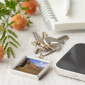 Chili, Paaseiland. Hillside met Moai Sleutelhanger (Zijkant)