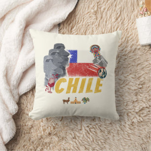 Chili Paaseilandvlag en Alpaca Kussen