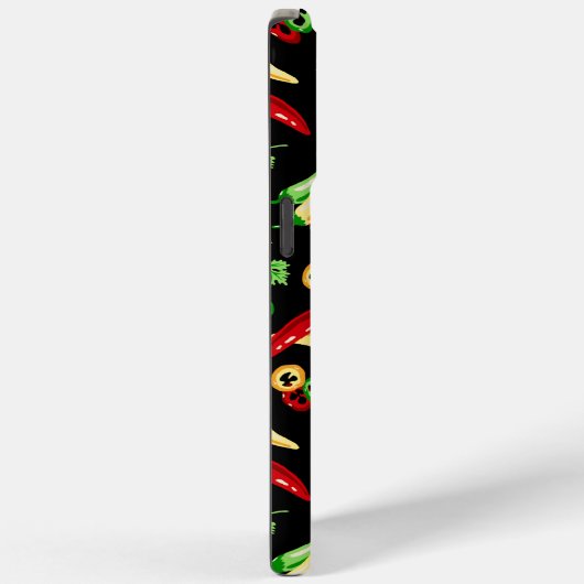 Chili paprika's en koriander Case-Mate iPhone case (Achterkant / Rechts)
