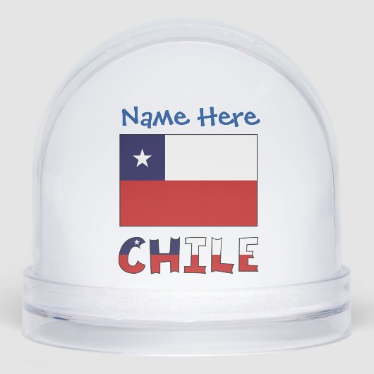 Chili Pavillon chilien Personnalisation bleue (Avant)