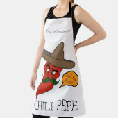 Chili Pepe personaliseren Long Apron Schort (Insitu)