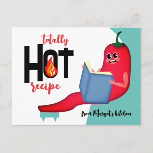 Chili Peper lezen Smart Food Recept kaarten