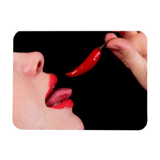 Chili peper lippen magneet (Horizontaal)