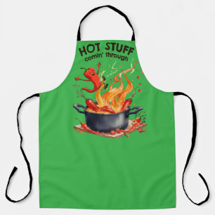 Chili pepers mexicaans eten koken keuken schort