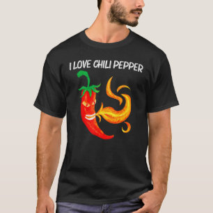 Chili Pepper For Men Women Red Spicy Flaming Jalap T-shirt