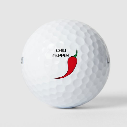Chili Pepper Golfballen (Voorkant)