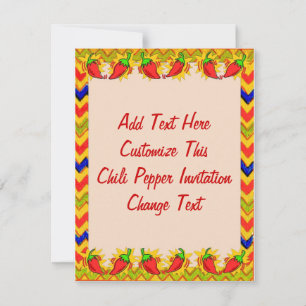 Chili Pepper Lijst 2, voeg Tekst toe Kaart