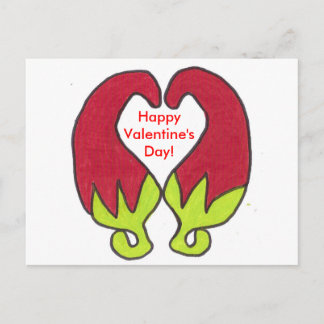 Chili Pepper Love Feestdagenkaart