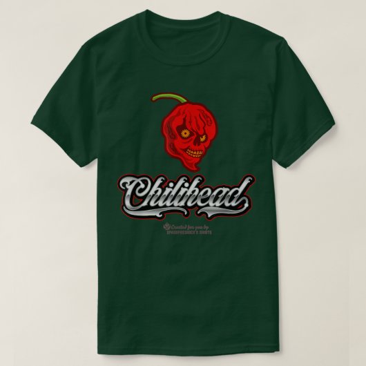 Chili Pepper Merch Design Chilihead Grinning T-shirt (Design voorkant)