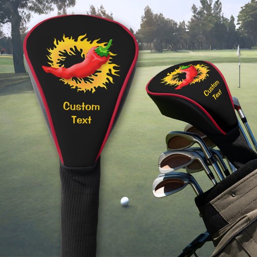 Chili Pepper met vlam Golfheadcover