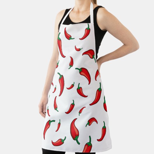 Chili pepper party schort (Insitu)