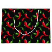 Chili Pepper-patroon grote cadeazak Large Cadeautasje (Voorkant)