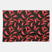 Chili Pepper Pattern Kitchen Towel Theedoek (Horizontaal)