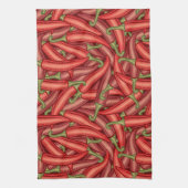 Chili Pepper Pattern Theedoek (Verticaal)