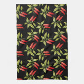 Chili Pepper Plante serviette de cuisine (Vertical)