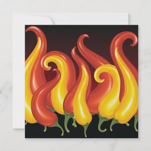 Chili Pepper uitnodiging (Voorkant)