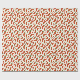 Chili Pepper Waterverf Gift Wrap Cadeaupapier