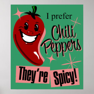 Chili Peppers $24,95 Art Poster