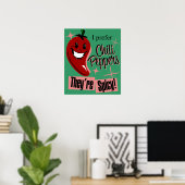 Chili Peppers 24,95 $ Poster d'art (Bureau à domicile)
