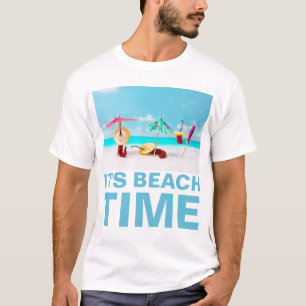 Chili Peppers Beach Time Funny aanpasbaar T-shirt