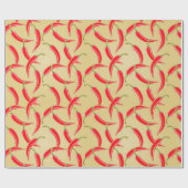 Chili Peppers Cadeaupapier (Vlak)