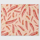 Chili Peppers Cadeaupapier (Vlak)