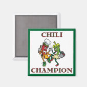 Chili Peppers Chili Champion Magnet (Recto/Verso)