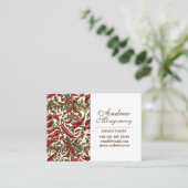 Chili Peppers Elegance Visitekaartje (Staand voorkant)