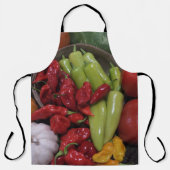 Chili Peppers en veggies Schort (Voorkant)